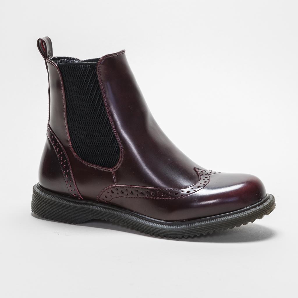 Hot Soles LBO-4962 Burgundy Womens Boots