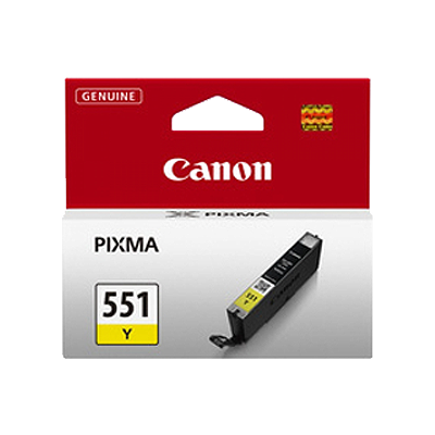 Canon CLI-551Y Yellow Original Standard Capacity Ink Cartridge
