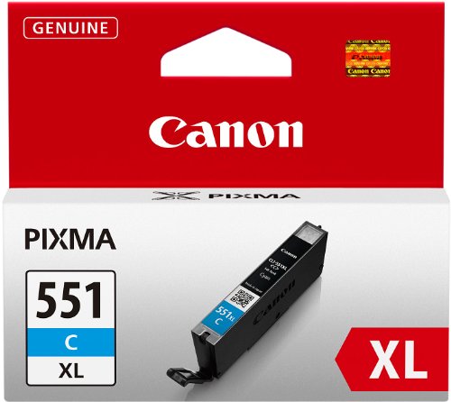 Canon CLI-551CXL Cyan Original High Capacity Ink Cartridge thumbnail
