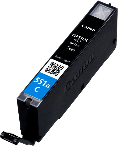 Canon CLI-551CXL Cyan Original High Capacity Ink Cartridge thumbnail