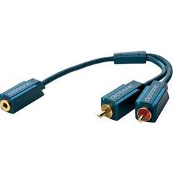 Clicktronic 3.5 RCA AUX Cable - 0.1m