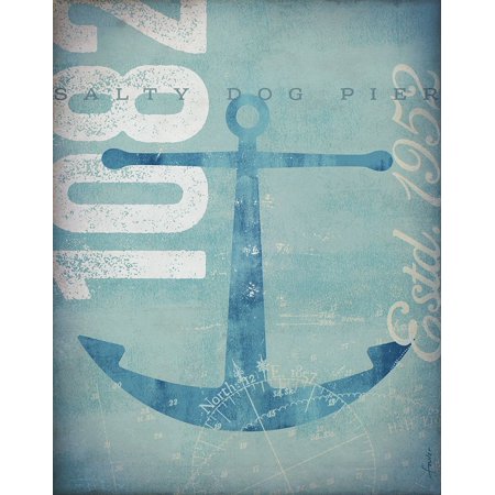Nautical II - Anchor Poster Print by Stephen Fowler (18 X 24) # 5954