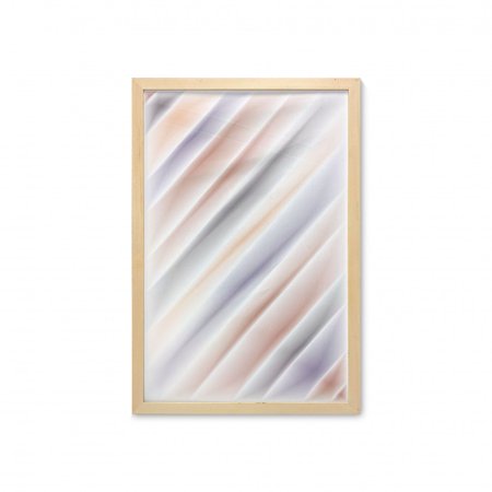 Modern Art Wall Art with Frame  Gradient Digital Pale Color Layout New Counter Culture Art Print  Printed Fabric Poster for Bathroom Living Room  23  
