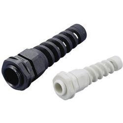 TRU Components 1593002 Kabelverschraubung Mit Biegeschutzspirale PG16 Polyamid Schwarz (RAL 9005) 1