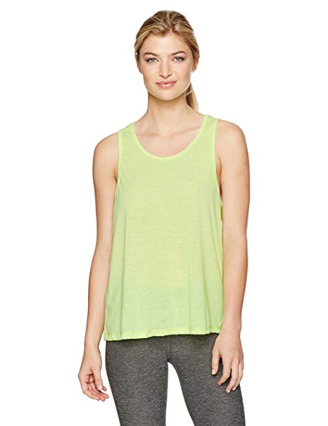 Jockey Women's Baseline Tank, JK-9303, Lime Mist, XL