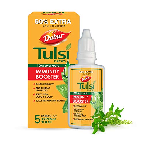 DABUR Ayurvedic Tulsi (Basil) Drops for Immunity Booster - 30ml