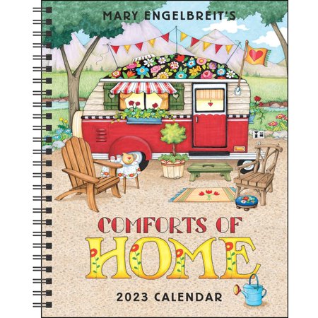 Mary Engelbreits 12-Month 2023 Monthly/Weekly Planner Calendar: Comforts of Home
