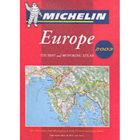 Michelin Europe Tourist and Motoring Atlas Spiral No. 1136  6e Michelin Road Atlas Europe   Pre-Owned Paperback 2061010083 9782061010082 Michelin