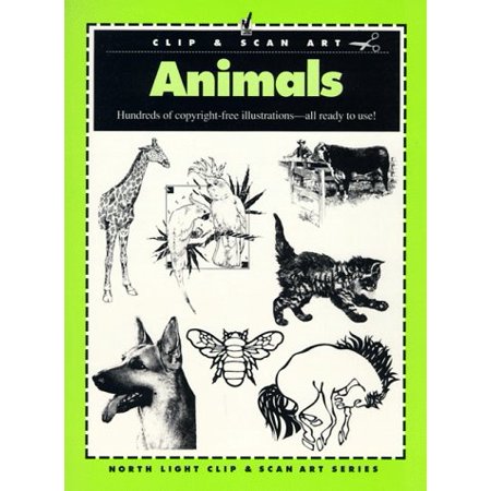 Pre-Owned Animals North Light Clip Art Paperback 0891345000 9780891345008 Adams Media TBD