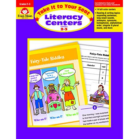 Literacy Centers Grades 2-3: EMC 2723 (Take It to Your Seat) Paperback - USED - VERY GOOD Condition