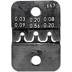 Rennsteig Werkzeuge 616 667 3 0 Crimpinsats D-Sub-kontakt HD 20, HDE 0.03 Till 0.56 Mm Passar Mrke Rennsteig Werkzeuge PEW 6