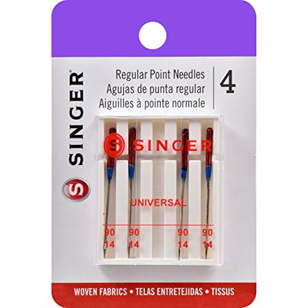 SINGER 4723 Universal Regular Point Sewing Machine Size 90/14  4-Count