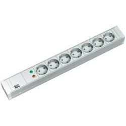 Bachmann - Verlängerungsschnur (Rack - Einbaufähig) 7 Ausgangsstecker - 1U - 48,3 Cm (19) - 2,0m - Deutschland (333.004)