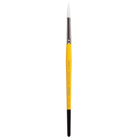 KINGART® Premium White Nylon 7950 Gold Grip™ Series Round Artist Brushes