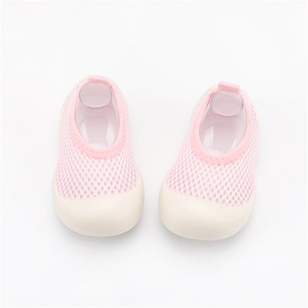 Relanfenk Baby Shoes Infant Toddler Indoor Color Mesh First Walkers Elastic Socks Shoes