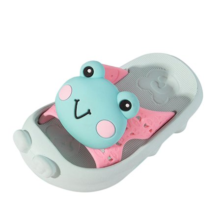 Relanfenk Baby Shoes for Boys Girl Girls Cartoon Non-Slip Slippers Shower Slipper EVA Soft Sole Slippers Shoes