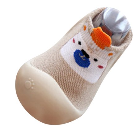 Relanfenk Baby Shoes Children Toddler Girls Boys Cartoon Slipper Socks Prewalker Shoes