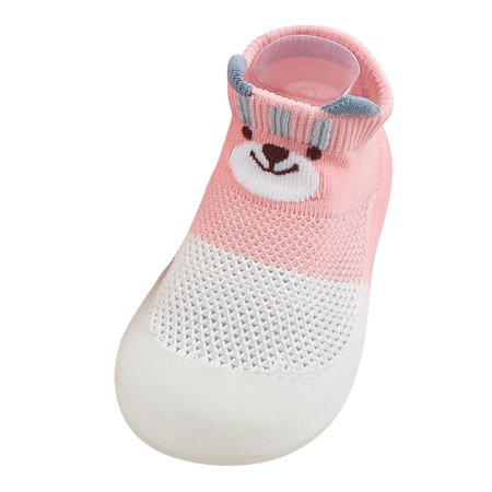 Relanfenk Baby Shoes Summer Children Toddler Girls Boys Cartoon Slipper Socks Prewalker Shoes