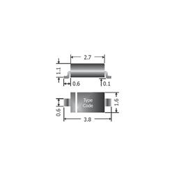 TRU Components Schnelle Schaltdiode TC-1N4148W SOD-123 75 V 150 MA Tape Cut