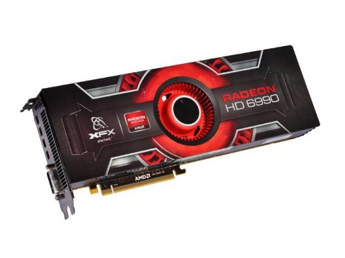 XFX AMD Radeon HD 6990 830M 4 GB GDDR5 Four MINIDP DVI PCI-E Video Card, HD699AENF9 thumbnail