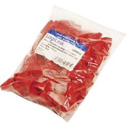 LogiLink® MP0010 Strain Relief Hoods for Modular Plugs 100 Pcs Red
