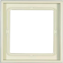 Jung LS990 LS981W Frame Creamy White 1-Gang Elegant Design