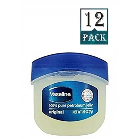 Vaseline Pocket Size 100% Pure Petroleum Jelly Original .25 Ounce (Pack of 12)