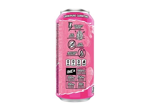GHOST® ENERGY Zero Sugars Energy Drink  BUBBLICIOUS® Strawberry Splash  16 Fl Oz Can thumbnail