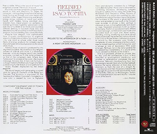 Tomita - Firebird   - COMPACT DISCS [CD]