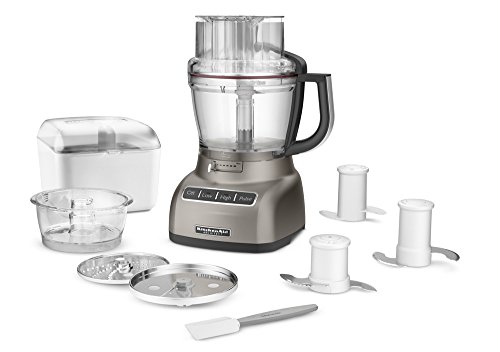 KitchenAid KFP1333ACS Architect Series 13-Cup Food Processor with Exact Slice System, Cocoa Silver thumbnail
