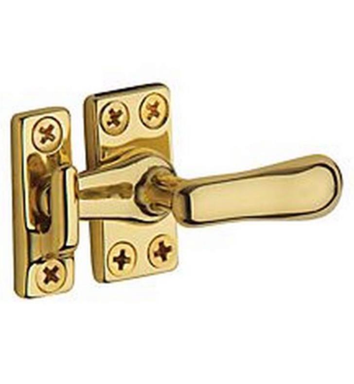 Baldwin Estate Solid Brass Rim Strike for 0491, 0492, and 0493 Casement Fasteners in Polished Chrome, 0491260RIM
