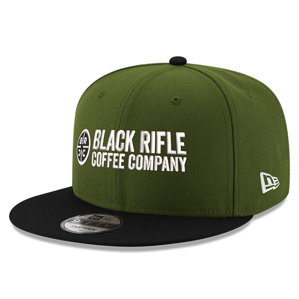 Men's New Era Olive/Black Ty Dillon Black Rifle Coffee Company 9FIFTY Snapback Adjustable Hat thumbnail