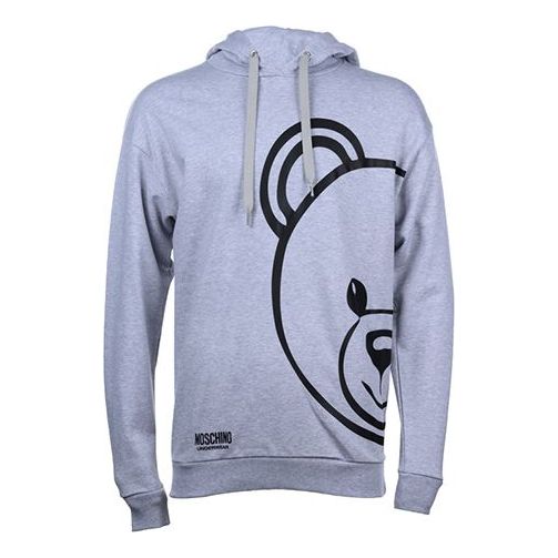MOSCHINO SS21 Logo Gray Hoodie (Men's) A1717-8111-0489 (Size: US XL)