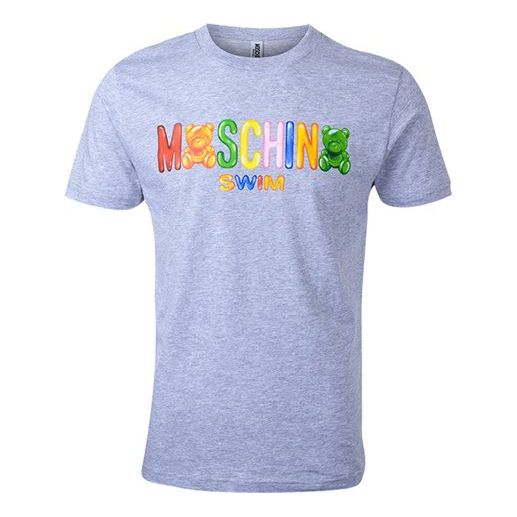 MOSCHINO Moschino Tee Gray T-shirt (Multicolor/Men's/Short Sleeve) A1910-2325-0489 (Size: US M)