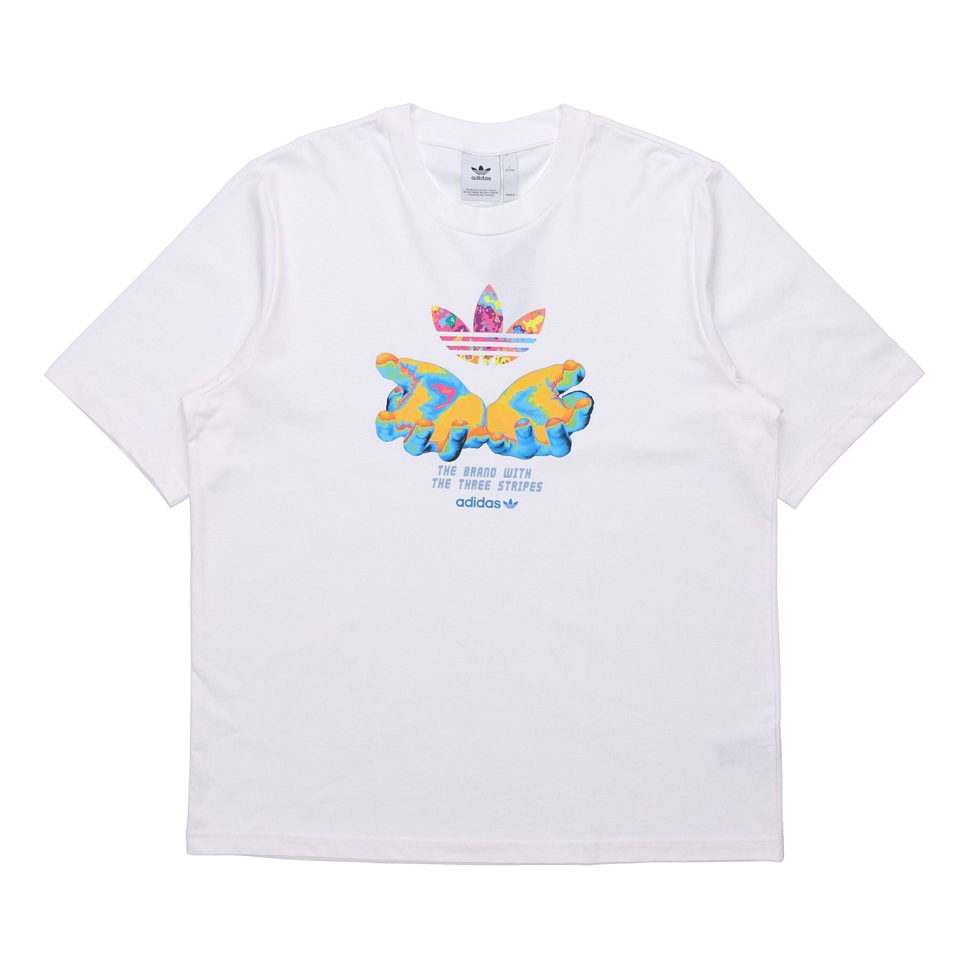 Adidas Originals Graphic Tee White T-shirt (Men's/Short Sleeve) GK7183 (Size: US L)