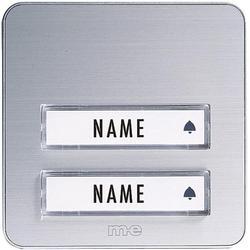 M-e Modern-electronics KTA-2 a/S Bell Panel 2x Silver 12V Aluminium