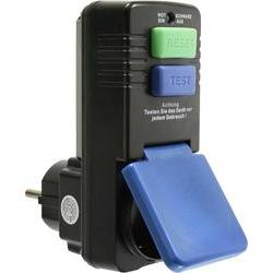 As Schwabe 45230 Personenschutz-Zwischenstecker Mit PRCD 230 V Schwarz IP44