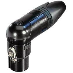 Neutrik NC3FRX-B RX XLR Connector 3-Pin Right Angle Socket Black