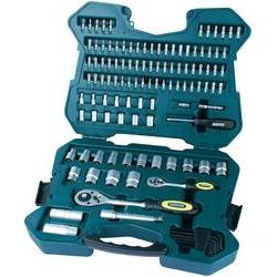 Bruder Mannesmann M98415 Socket Set 115-piece Chrome-Vanadium 10-y