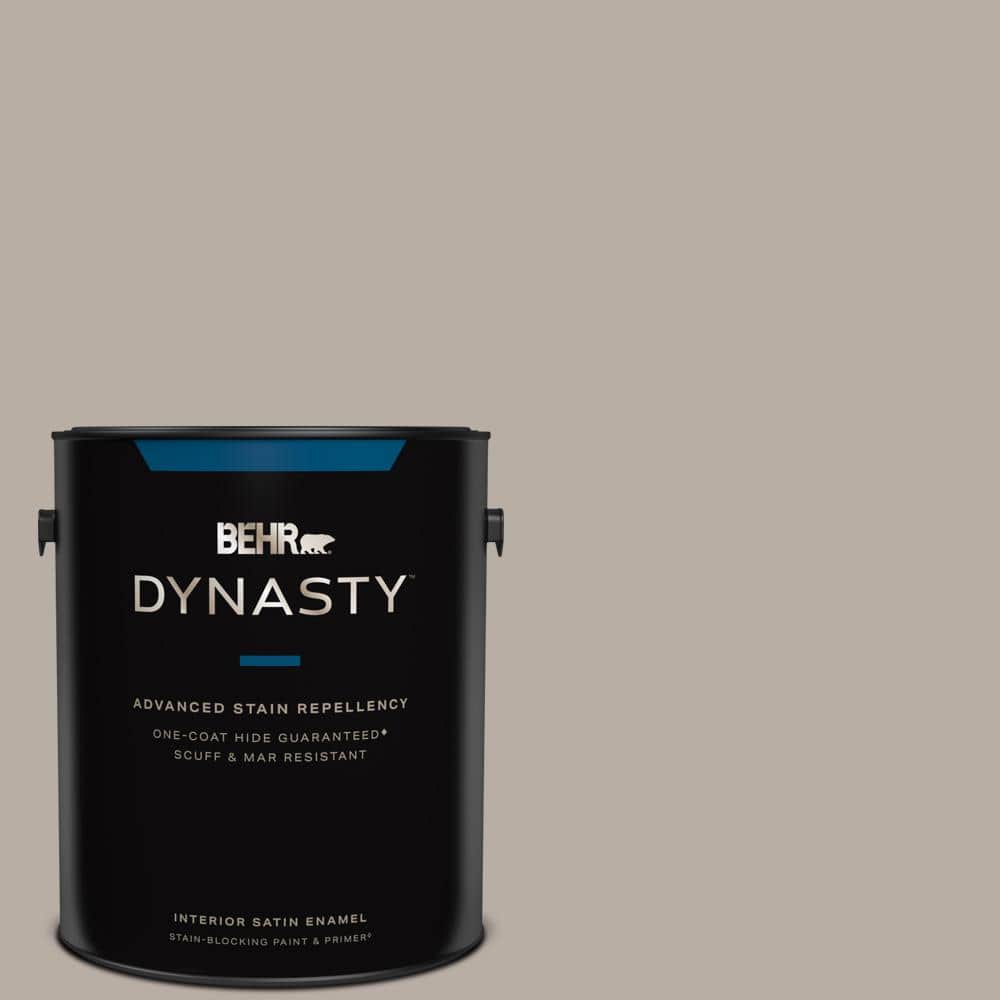 1 Gal. #T18-08 Off the Grid Satin Enamel Interior Stain-Blocking Paint & Primer