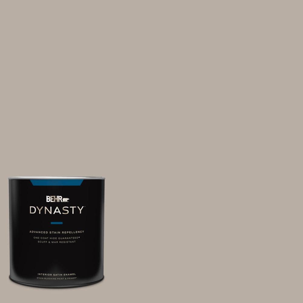 1 Qt. #T18-08 Off the Grid Satin Enamel Interior Stain-Blocking Paint and Primer
