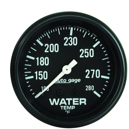 Auto Meter 2313 Autogage Water Temperature Gauge  Includes Snap-on Chrome Bezel by Brand AUTO METER