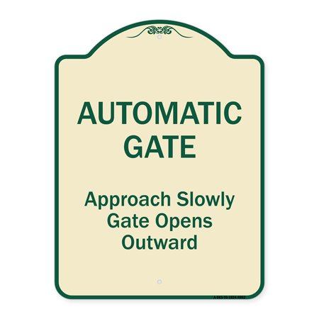 Designer Series-Automatic Gate Approach Slowly Gate Opens, 24