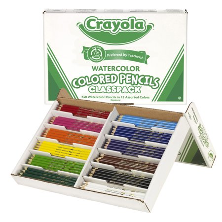 Crayola Colored Pencils Classpack (240 Ct)  Bulk Classroom Supplies  Colored Pencils for School  12 Assorted Colors  Nontoxic