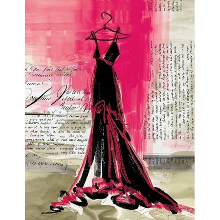 The Black Dress Poster Print by Unknown Unknown (24 X 36) # 4807