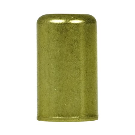 Brass Ferrule 9/16  Outer Diameter 3/8  Inner Diameter Smooth Crimp Design 32556