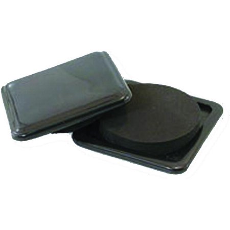 New Shepherd Hardware 9335 Slide Glides 3 by 3 Inch Square Slide Glide Movers Pads Black 1 Each