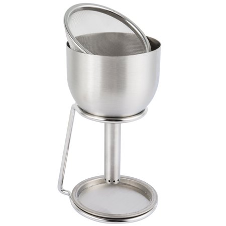 1PACK Franmara 9318 Stainless Steel Decanter Funnel Set with 3 1/2  Basin  Sediment Screen  and Table Stand