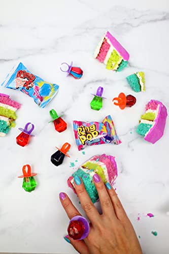 Ring Pop Individually Wrapped Bulk Variety Party Lollipop Suckers with Assorted Flavors Fun Candy for Birthdays & Celebrations, Original, Mixed Fruit, thumbnail