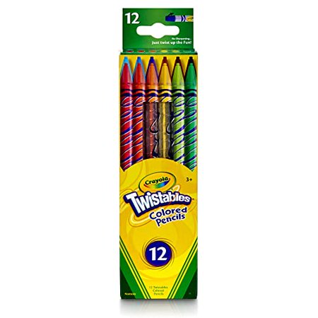 Crayola Twistables Colored Pencils  12 Count  Colors May Vary